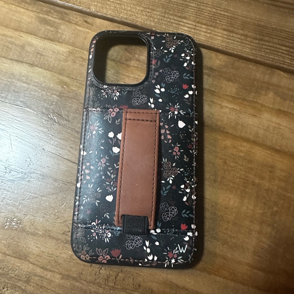 Walli Floral Black Phone Case